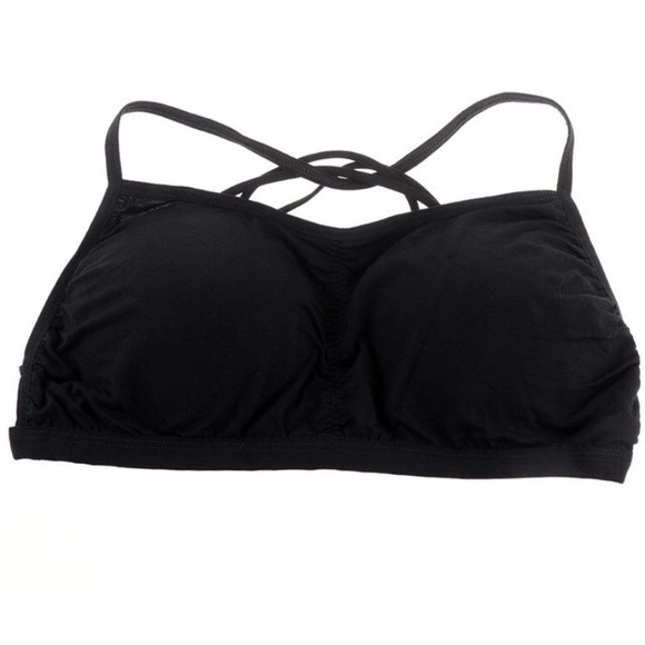 🦋Free People🦋 Black Strap Bralette - Picture 3 of 4